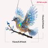 Acrylic Bird Pendant - Festival Decoration for Living Room & Courtyard