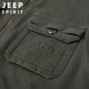 JEEP SPIRIT Men's Reversible Multi-Pocket Outdoor Fishing Vest