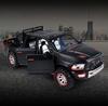 1:32 Dodge Ram TRX Pickup Truck Model - Alloy Toy Car with Sound, Light, and Pull-Back Door for Kids