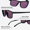 Anti-Glare Sunglasses SPEEDHYUN Matte Black Metal