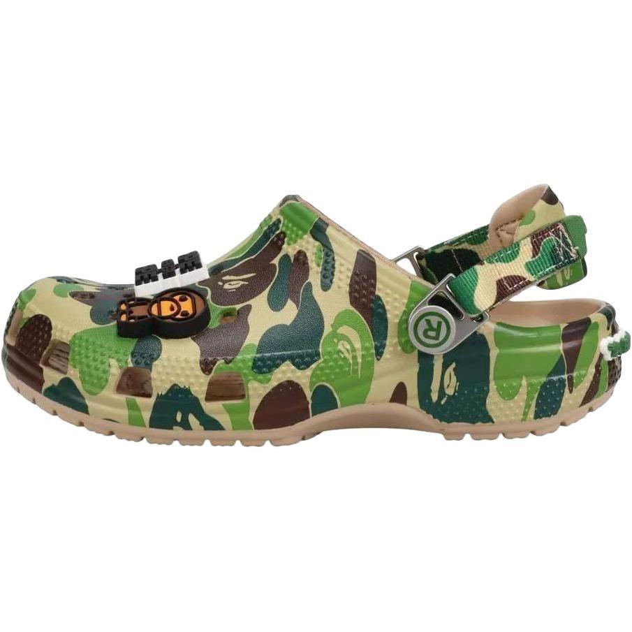 (GS) Crocs x A Bathing Ape Clog  Chai  Kids  210285-212 EU 33-34