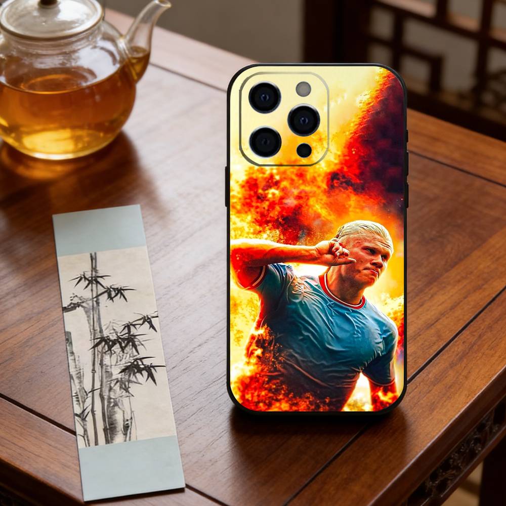 E-Erling H-Haaland Phone Case Silicone Soft For IPhone 17 16 15 14 13 12 11 X XR Plus Pro Max Plus