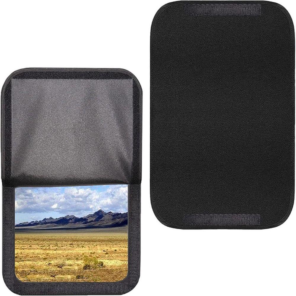 Oxford Cloth Blackout Curtain Black Car Sun Visor Removable Windows Shade Cover  UV Rays Protection