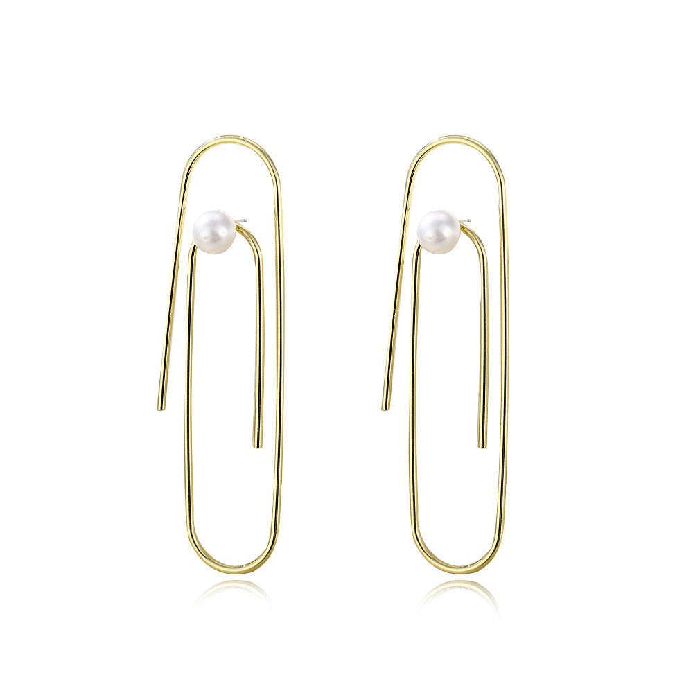 Alloy Chic Upin Earrings With Pearls Fashionforward Statement Accessory Ear