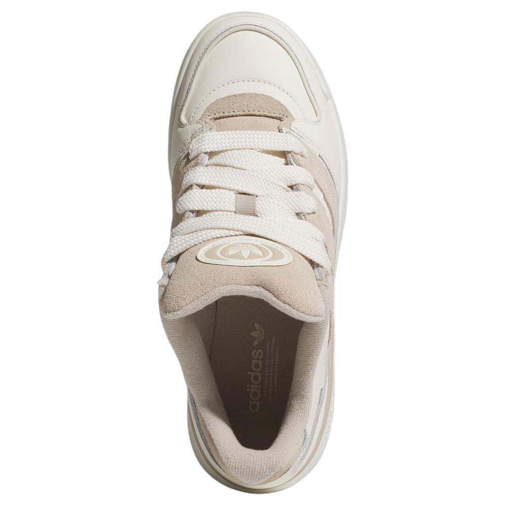 Adidas Originals Forum 2000 Leather Fashion Comfortable Durable Low-Top Skate Shoes Women Sneakers Han-Jade-White JR0512