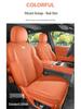 Ideal i8 Suede Saddle Pad Car Seat Covers - Perforated, Breathable, Full Coverage for Six Seats.