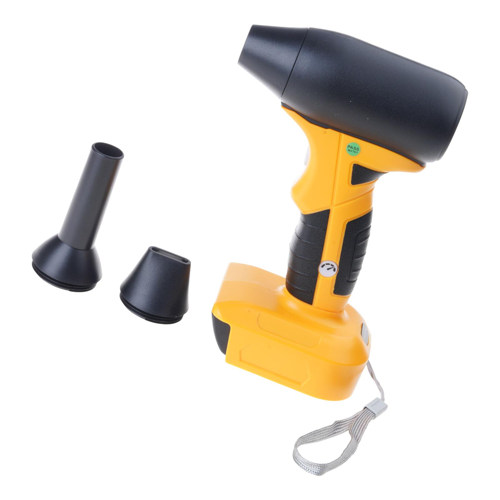 

Cordless Mini Blower Jet Fan Compatibles with 18-20V Battery 130000RPM Offering Variable Speeds for Efficient Cleaning жовтий