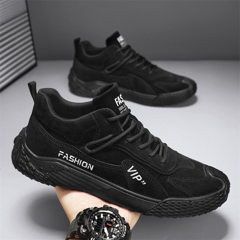 Mode Casual Sneakers Loafers Plattform Sportskor Casual Skor Ankelstövlar Herr Sneakers Sport- och Fritidsstövlar Vinter Herr Rund Tå