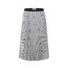 Women's Autumn Printed Pleated Skirt