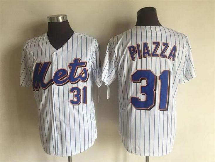 New York Mets Retro Embroidered Baseball Jersey