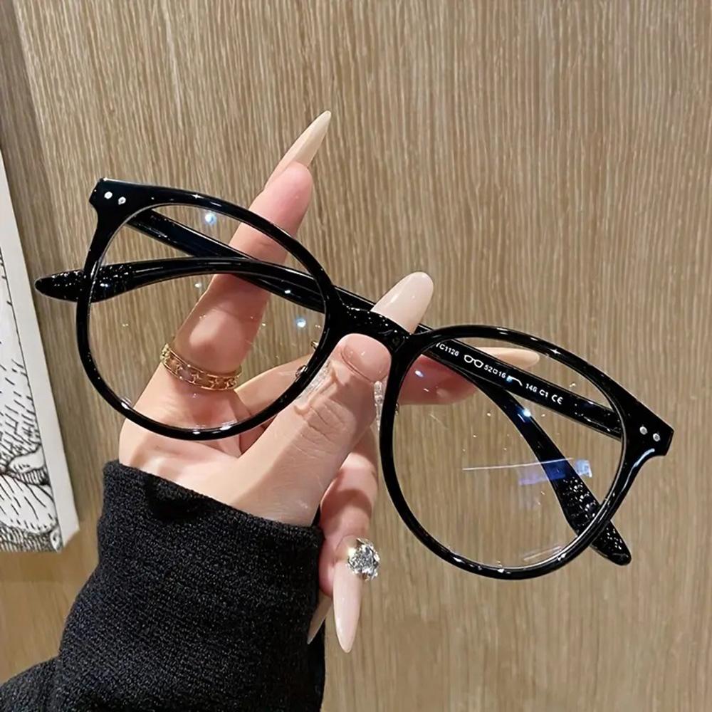 

Classic Fashion Clear Glasses Anti-blue Light чорний