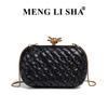 Ladies dinner bag  new fashion woven bag commuter versatile clutch bag shoulder messenger clip bag