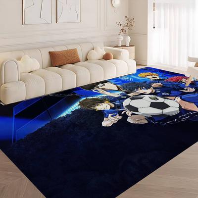 Japan Anime Blue Lock Kitchen Mat Cheaper Anti-slip Modern Living Room Balcony Printed Modern Home Decor