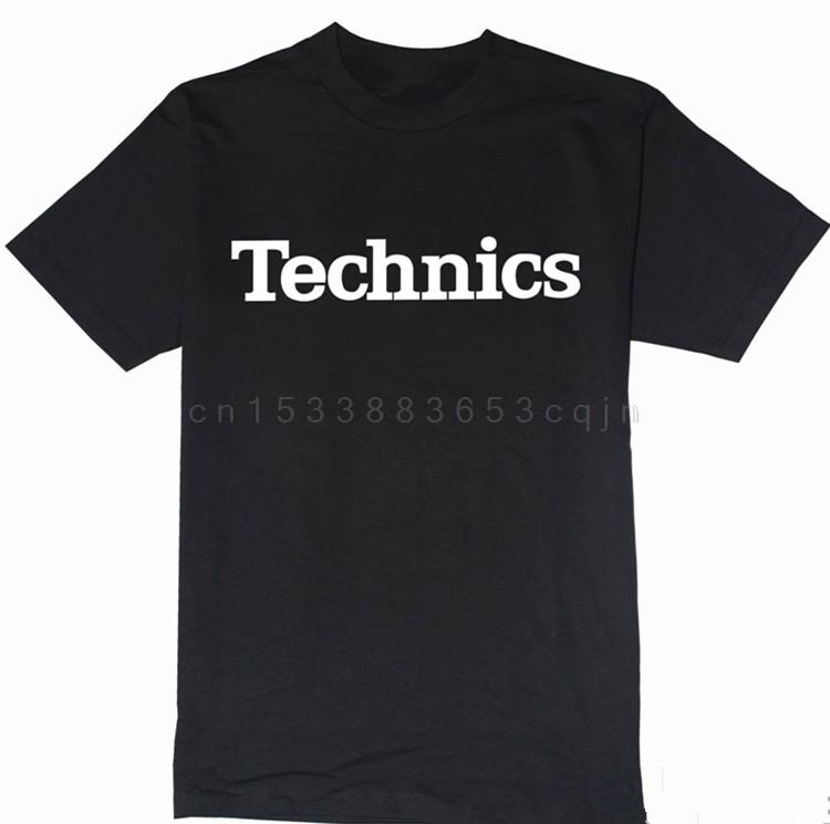 Technics Logo T Shirt Dj 1200 Turntable Music Various Colors Sizes M2xl Comfortable Casual Short Sleeve Tee