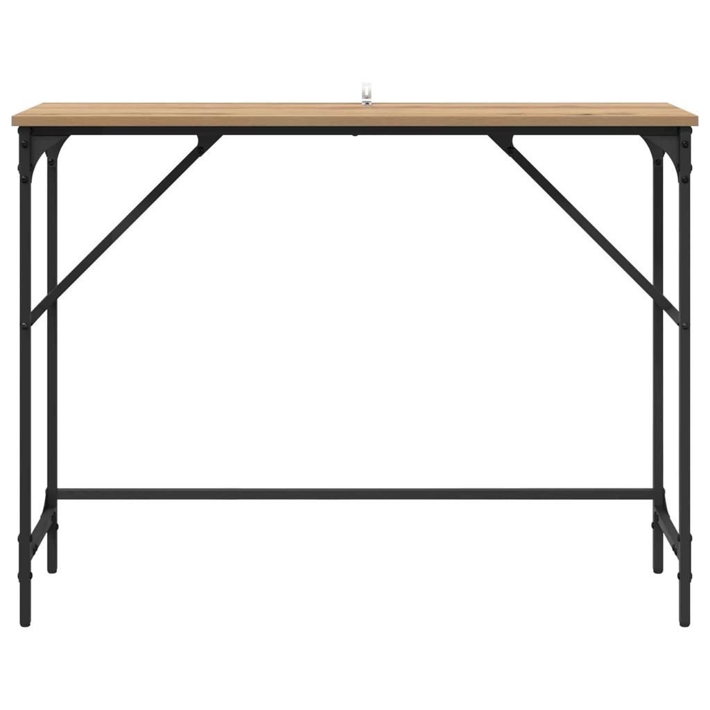 Artisan Oak Console Table 100 x 32 x 75 cm Engineered Wood