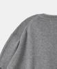 ASP Cotton V-Neck Knit Melange Gray