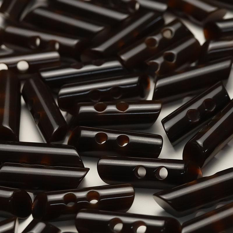 

5 шт. Круглая пуговица на две петли из смолы, оливковая пуговица, пуговица для женского пуховика, двусторонняя декоративная пуговица для нейлонового пальто 4 #[LY362 #Olive Oblique Cylinder Coffee]