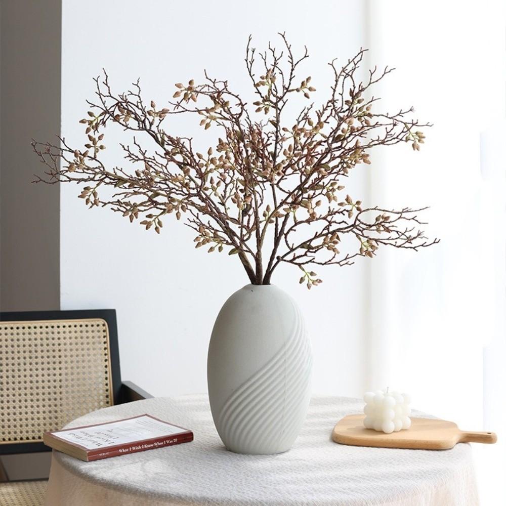 Real Touch Eucalyptus Fruit Branch Lifelike Artificial Greenery  Wedding Ceremony