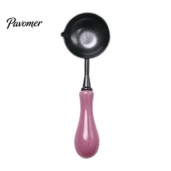 Non Stick Wax Spoon Seal with Ergonomic Handle, Non-Stick Sealing Stamp Melting Spoon, Anti Scalding Warmer for Envelope & Letter Art Crafts Crafting