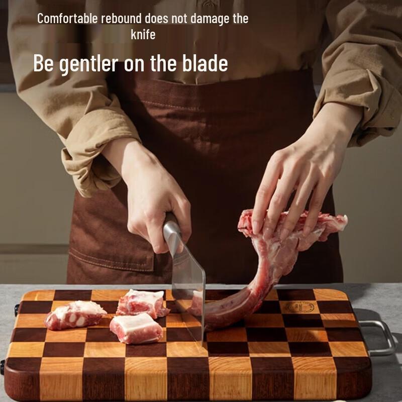 COOKER KING Antibacterial Ebony Wood Cutting Board