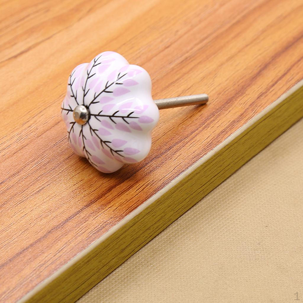 Ceramic Cabinet Knob Handle Pull For Cupboard Dresser Drawer