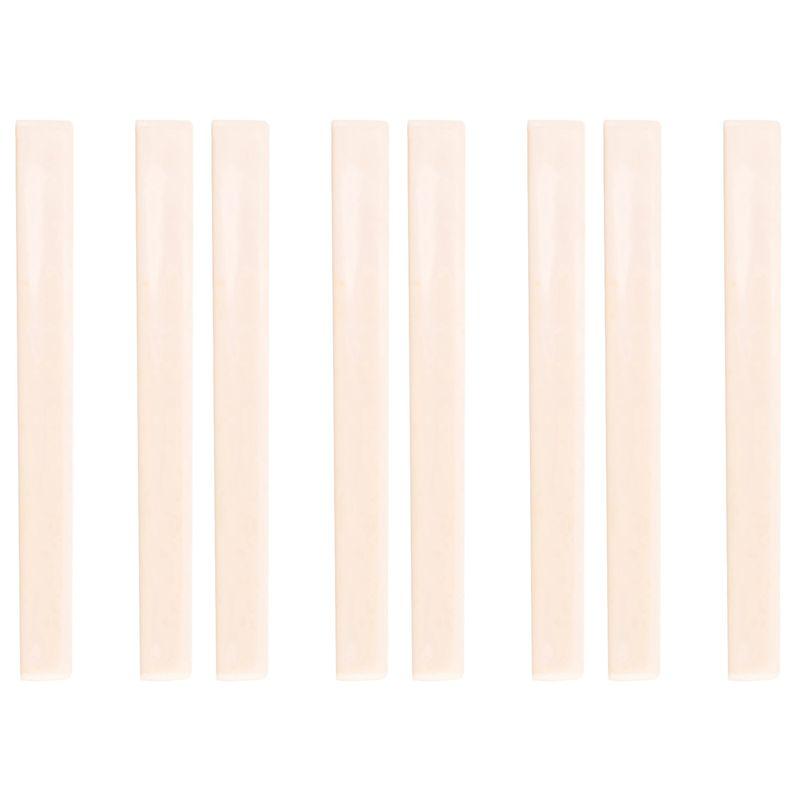 Classy-8 Pcs Spare Part Beige Plastic Bridge Saddle Nut For Classical Guitar бежевый