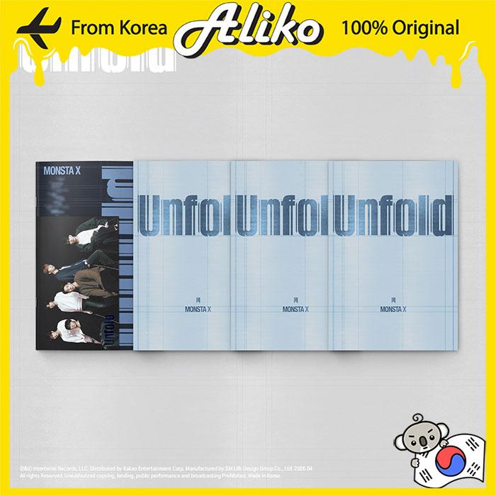 

[pre-order] MONSTA X - Unfold (Heartbreak Ver. / Thirst Ver. / Heal Ver. / Alive Ver.) Random