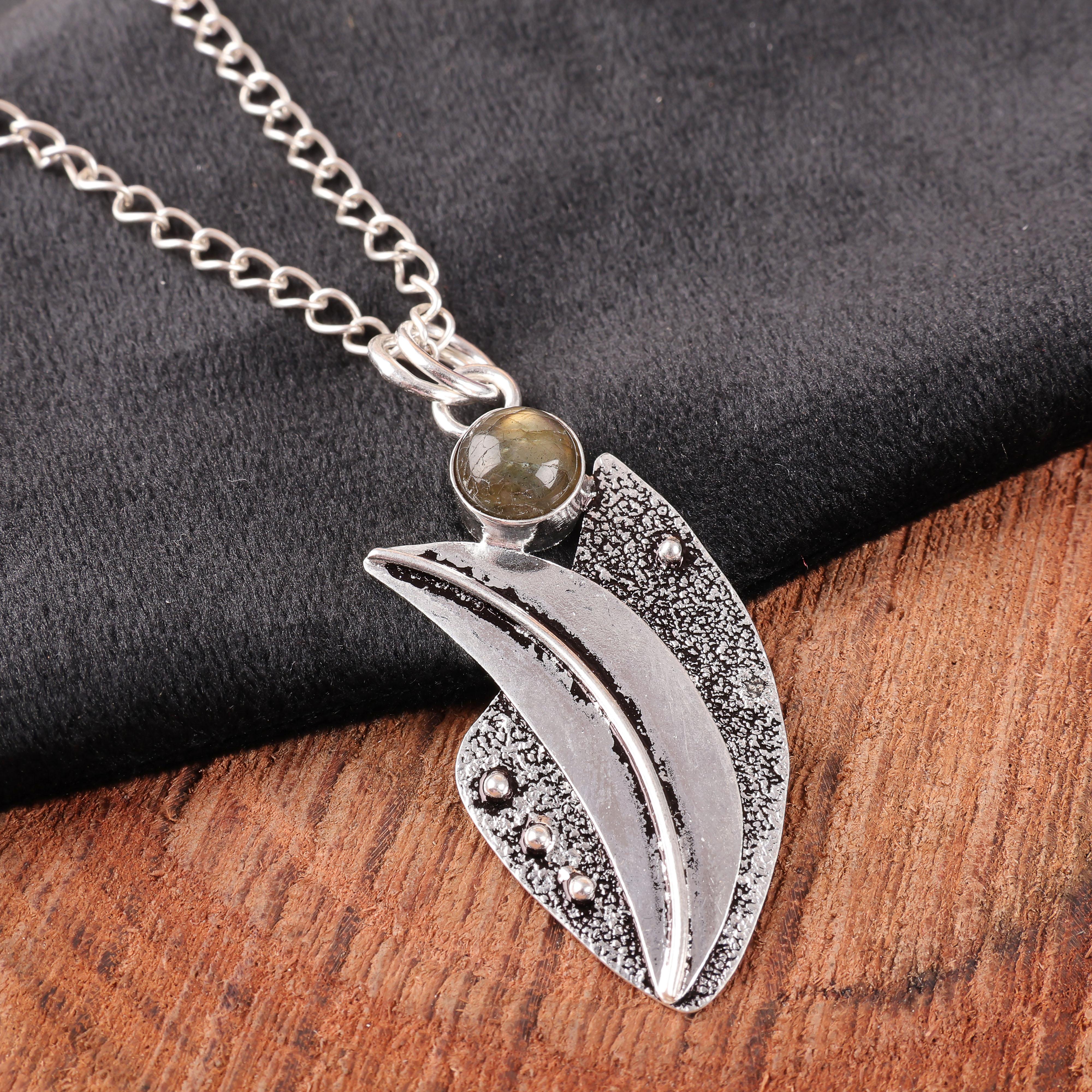 

Подвеска из лабрадорита, ручная работа, драгоценный камень, серебряный кулон 925 пробы, антикварная бижутерия, для подарка, серебряные украшения 2.05 Inches синий