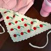 Dolce Carina Fatto a Mano Uncinetto Triangolo Vuoto Fascia per Capelli Asciugamano Donna Modello Fascia per Capelli Foulard Accessori per Capelli Gonna Tenda per il Lato B