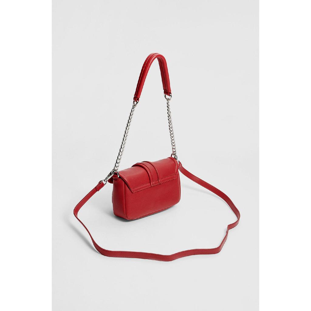 Bag With Buckle And Crossbody Strap