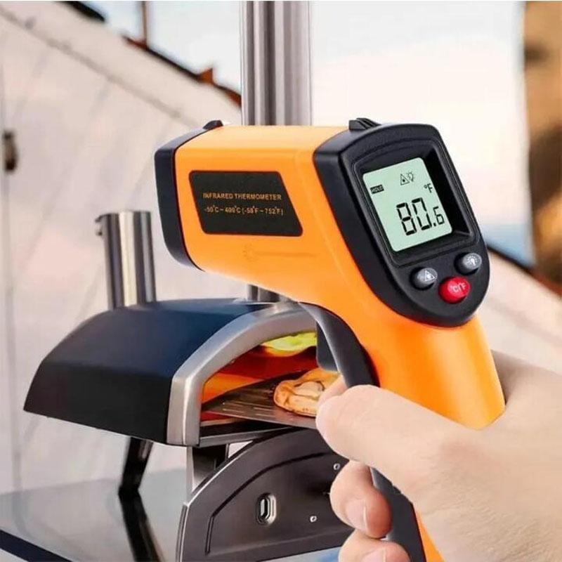 Non-Contact Digital Laser Grip Infrared Thermometer Temperature -58F-716F(-50C-380C), Digital Instant Read Meat Thermomete