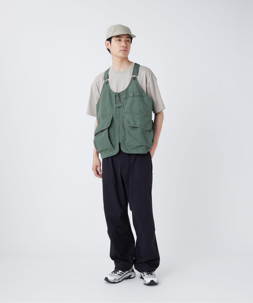 Snow Peak TAKIBI Ripstop Vest OLIVE L VT-26SU002 (Men's/Women's Vest)