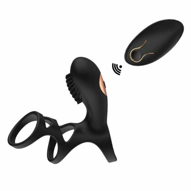 Wireless Triple   Clitoral Vibrating  Rings Clitoral S