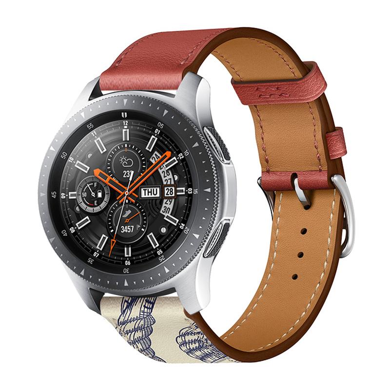 20mm 22mm Leather Strap for Samsung Galaxy Watch 7/6/5/pro/4/Classic 44mm 40mm Bracelet Belt Huawei GT-6-5-4-3-2-Pro 46mm Strap