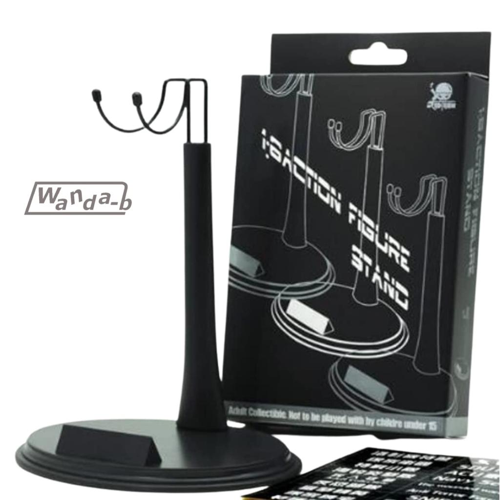 Wanda-b Figure Stands, Set of 4, 1/6 Scale, for Hot Toys Figures, Stylish Display Window Display, Doll Stands, Hot Toys Figure Name Plate Included