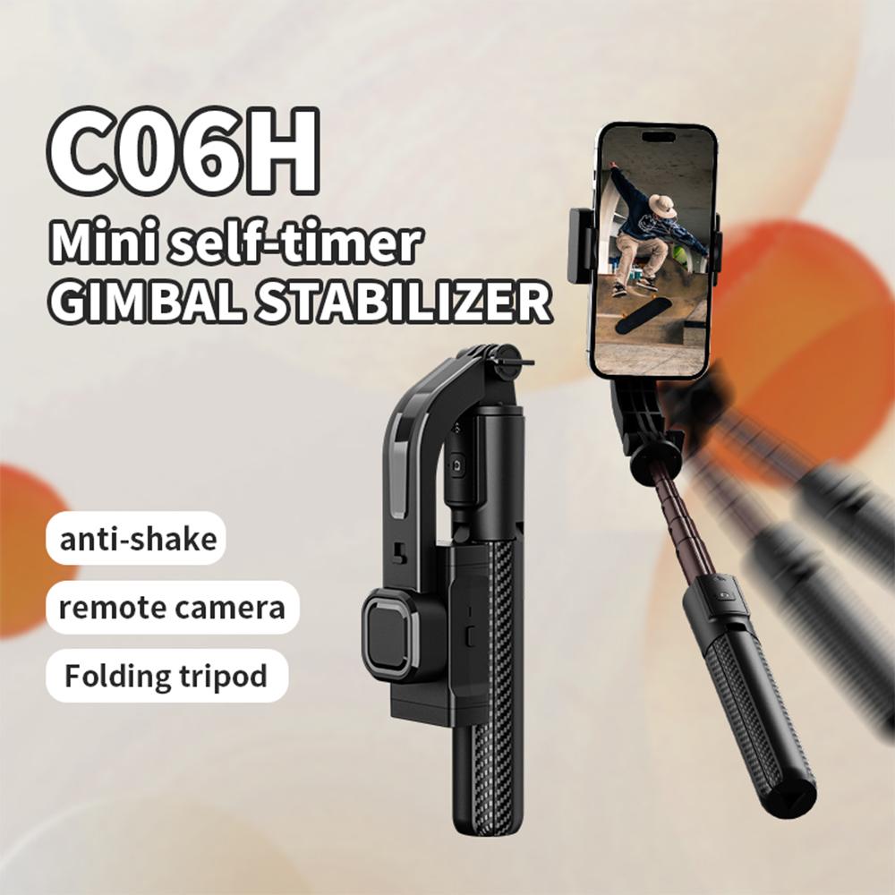 

C06H Single Axis Gimbal Stabilizer Anti-Shake Tripod Bluetooth-compatible Selfie Stick Type A