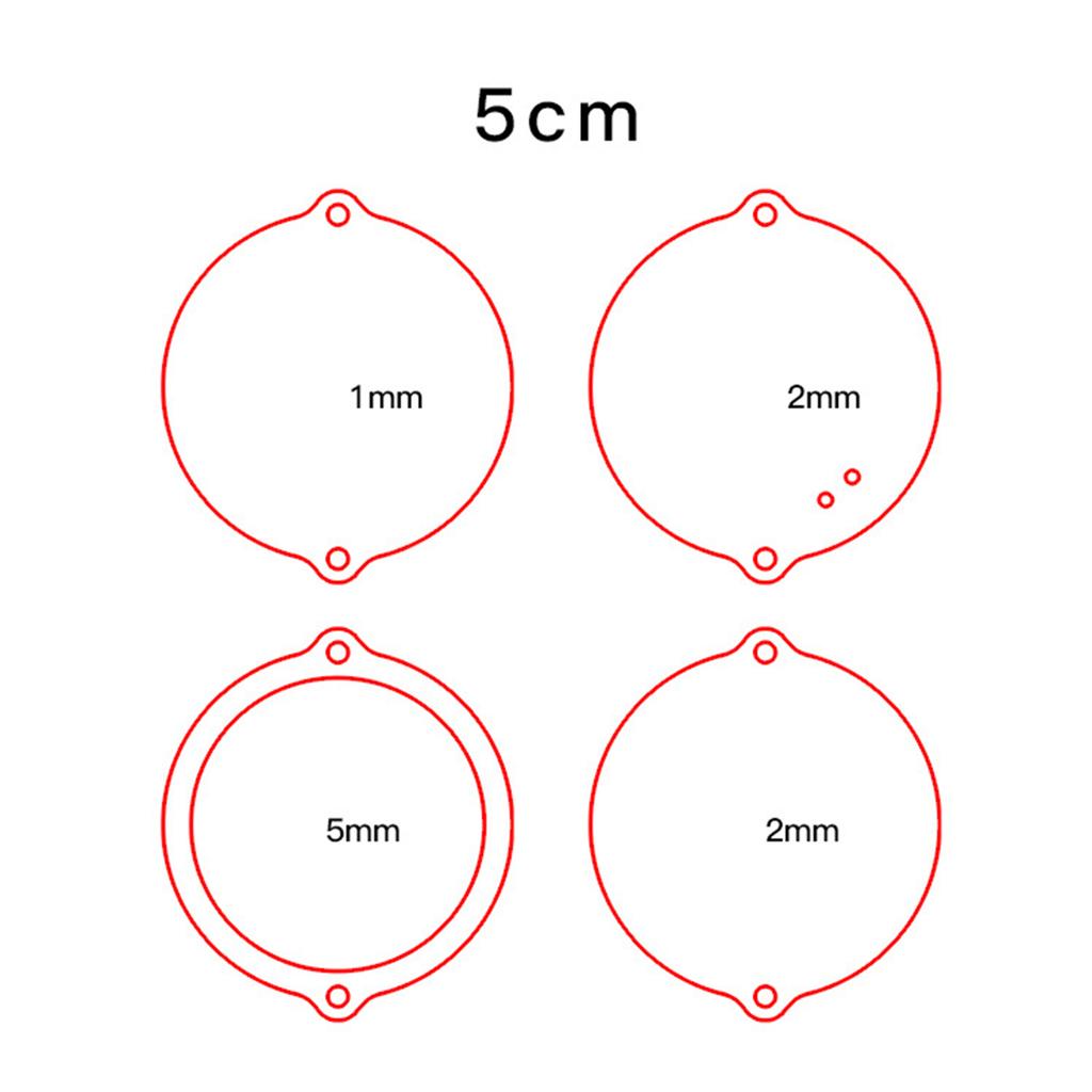 1 Set Various Styles Valentines Day Love Acrylic Keychain Blank Ornaments Novel Small Gift Cute Heart Keychain Sheets