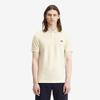 FRED PERRY [M6000] Plain Fred Perry Shirt - Ecru/Oxblood Afpm2536000-V84