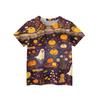 Boys and Girls Halloween T-Shirt - Round Neck Short Sleeve Casual Graphic Tee for Kids