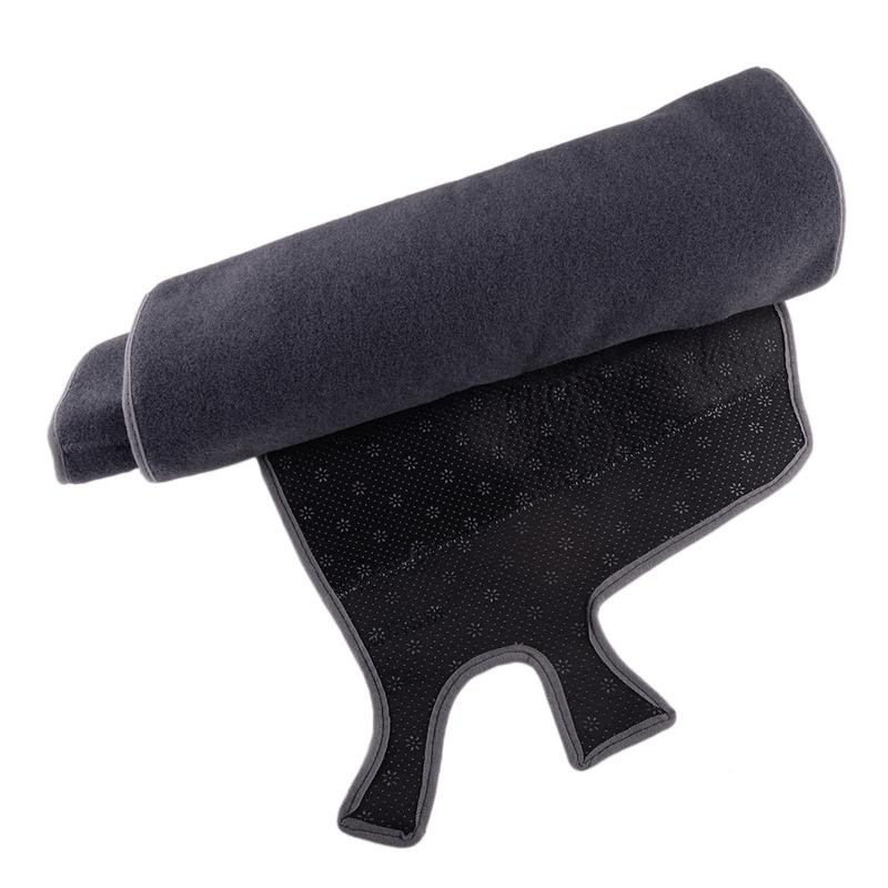 Gray Anti-slip Dashboard Dash Cover Mat Polyester LHD Fit for Dodge Ram 1500 2500 3500 1994 1995 1996 1997