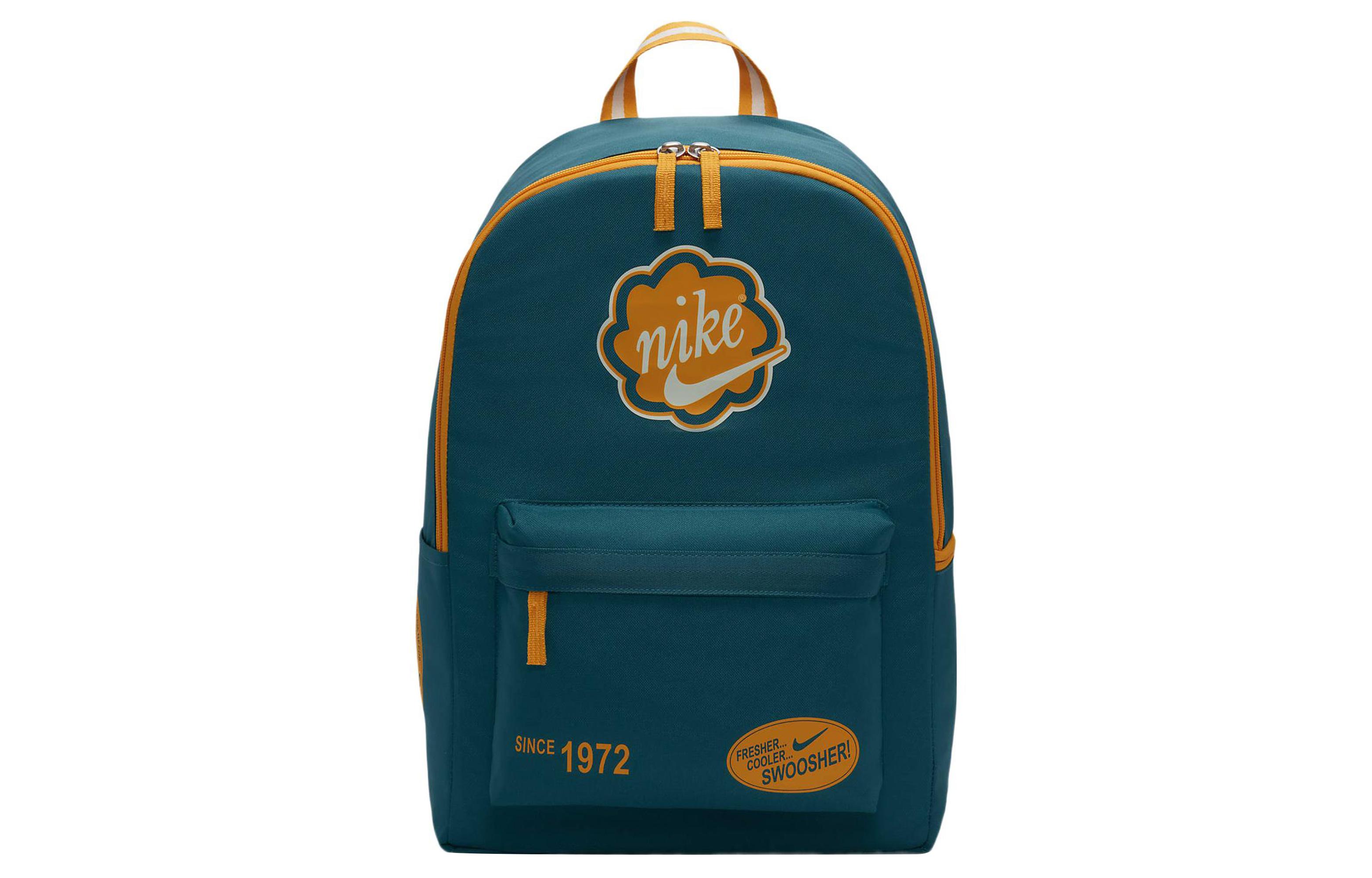 

Nike Athleisure Fabric Backpack Regular Unisex Geode Water Duck Cyan/Sun Dial Yellow FB2841-381