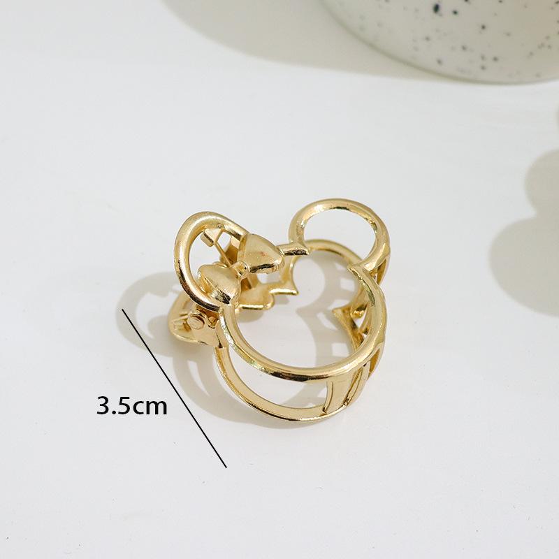 Small Metal Shark Hair Clip for Girls - Korean Internet Celebrity Style Claw Clip Hair Accessory