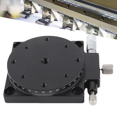 Manual Displacement  R Axes Rotating Linear Stage 360° Sliding Table 60mm RS60‑L Optical Sliding Stage