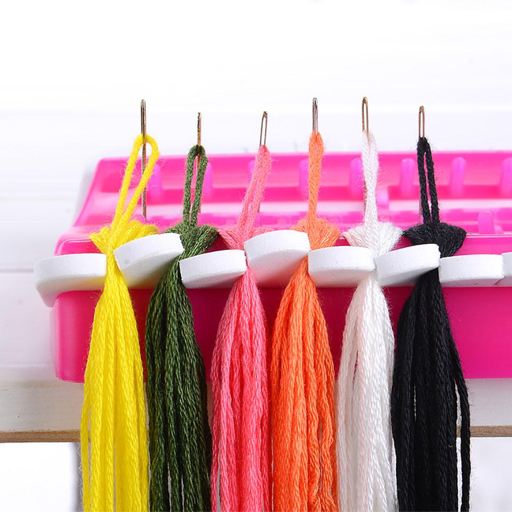 Cross Row Line Tool Specializ Yarn Floss Tread Organizer Sewing Needle Holder 50 Positions Cross Accessory