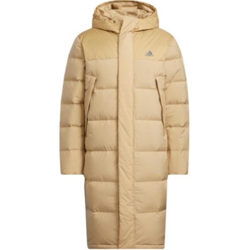 

adidas Duck Down Long Jacket Tan HZ2599 XL