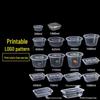 Disposable Round PP Food Container Bowls with Lids
