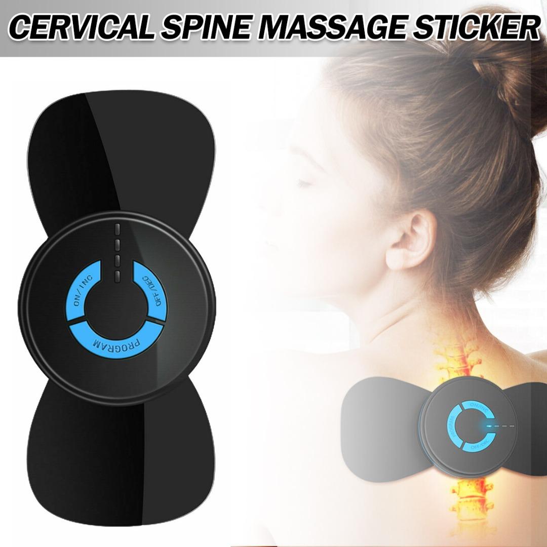 

PDTO Мини Электрический массажер для шеи и спины, массажный пластырь для тела, облегчение боли