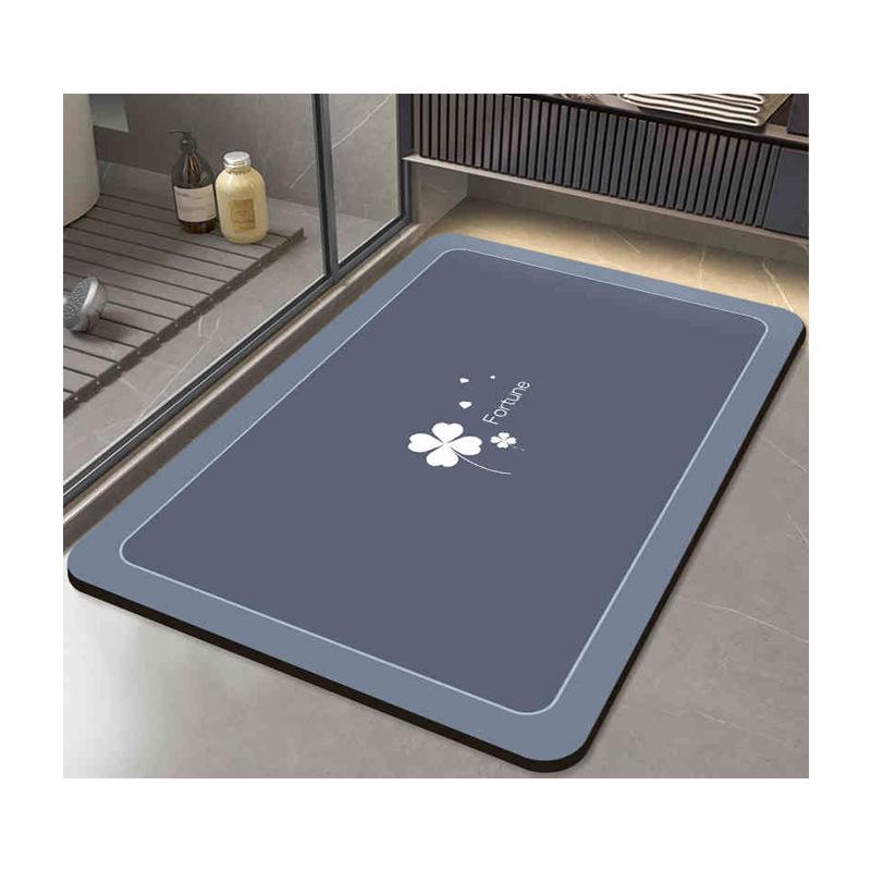 Quick-Dry Non-Slip Minimalist Floor Mat - Water-Absorbent & Easy-Clean for Bathroom & Entrance