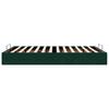 Ottoman Bed Without Mattress Dark Green 140x190 Cm Velvet