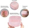 VMZONE Body Scrubber with Soap Dispenser Brush, Silicone Exfoliating Brushes, Soft Body Exfoliator, Bath Loofah for Babies, Kids, Women, Men and P